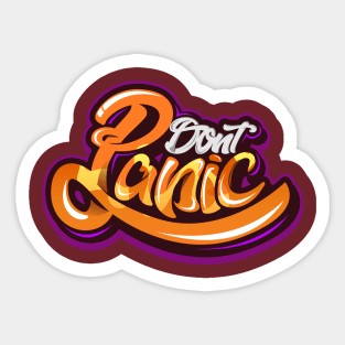 Don't Panic Sticker